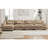 Luxurious L-Shaped Velvet Sofa-1718990669