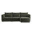 Canapé modulaire incurvé en chenille de 119 po avec méridienne-1868381493-1868381494