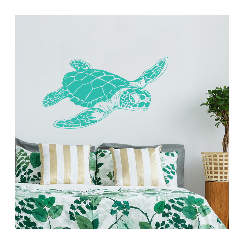 Décalcomanie murale tortue de mer, Menthe