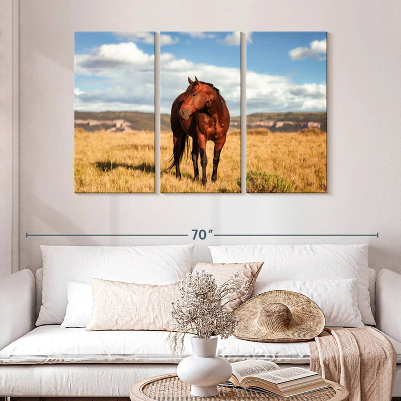 Wild Quarter Horse, 32" H x 50" W