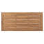 Ensemble de bar de patio en bois massif 5 pièces, table de bar d'extérieur et chaises ergonomiques à lattes pour le bord de la piscine-129382228