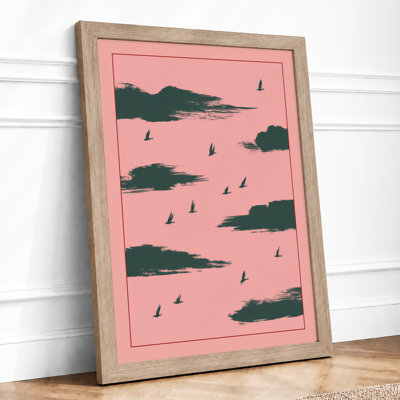 Birds Among Clouds Minimalist - Print