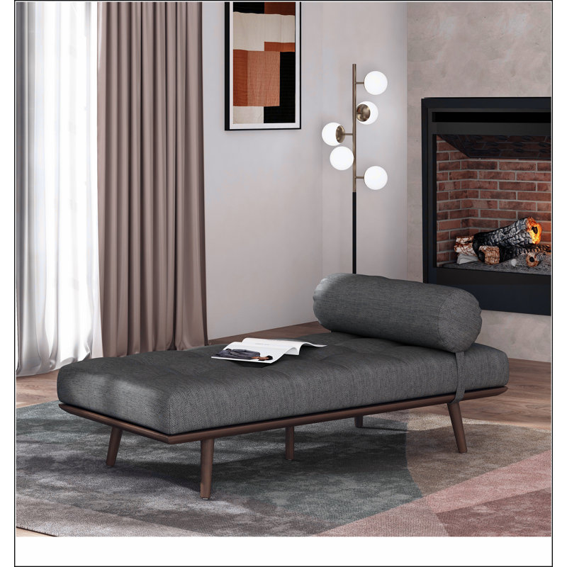 CHAISE LUNGE, Gris anthracite