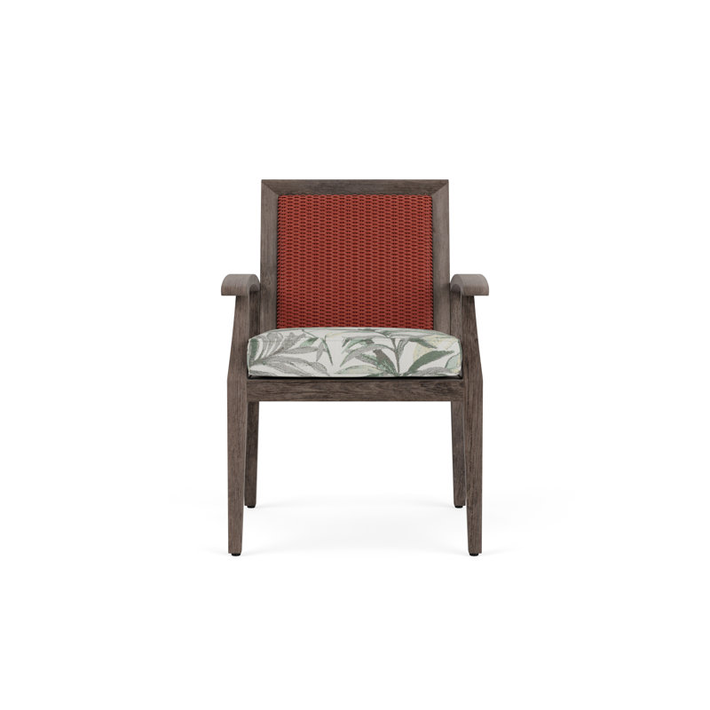 Frontier Outdoor Dining Armchair, Calidora Mist, Charcoal