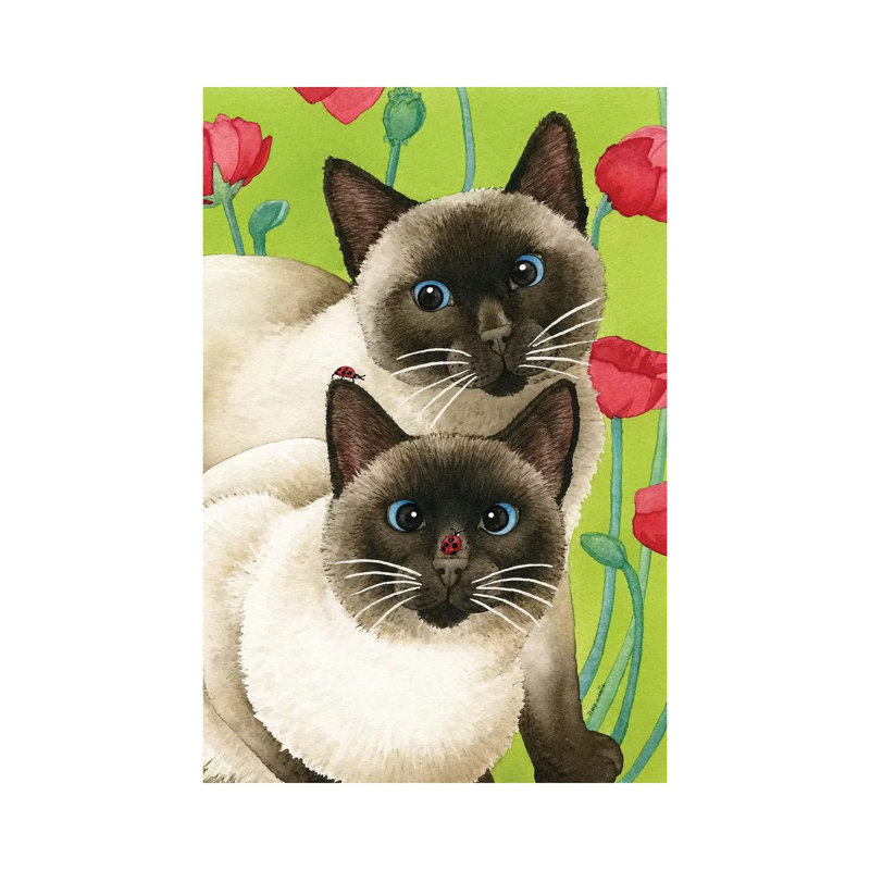 Seeing Two by Tracy Lizotte - Wrapped Canvas Painting, 20.32 cm H x 30.48 cm W