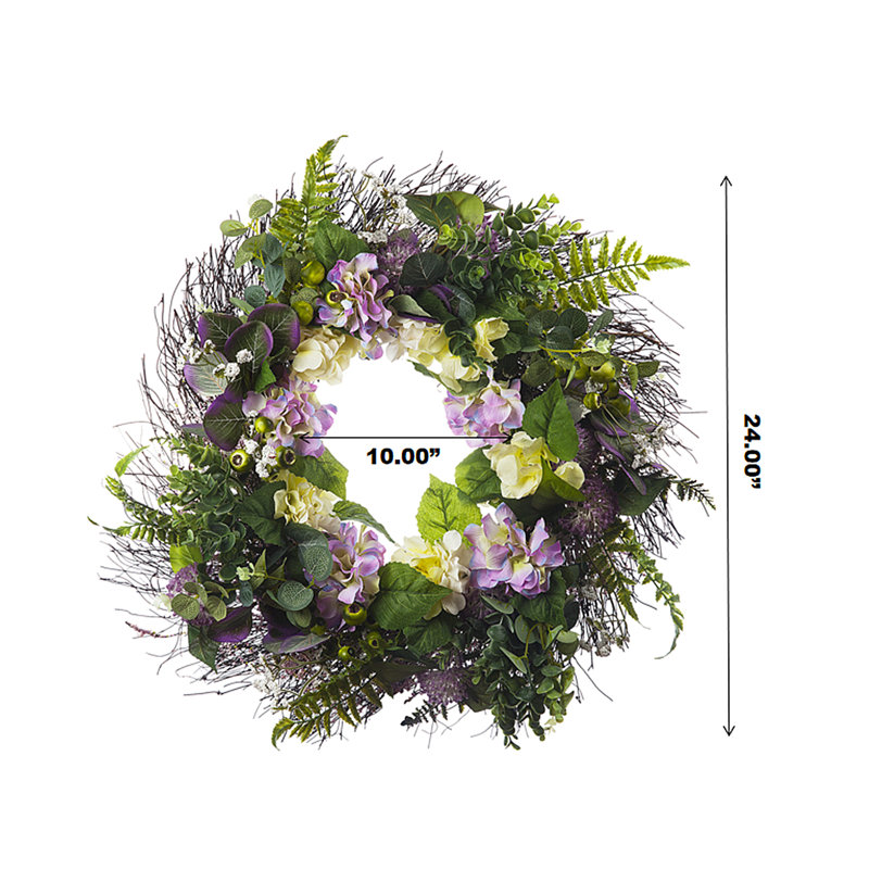 Couronne de soie 24 po