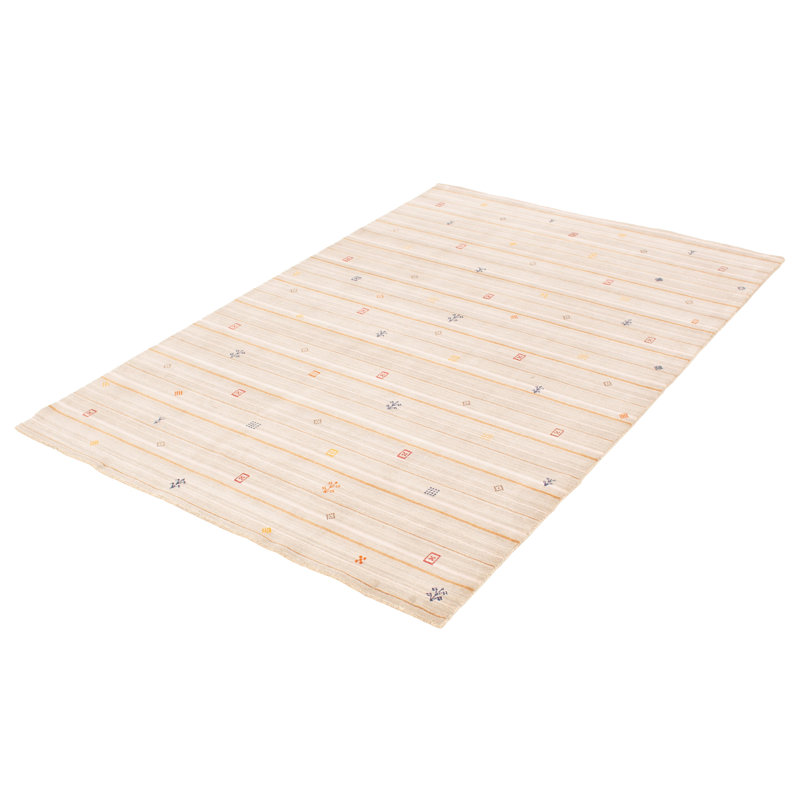 Tapis unique en laine noué à la main gris clair nouvel âge 6 pi 3 po x 9 pi 5 po Jinnie
