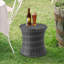 Table d'appoint en osier Aghilas-593324010