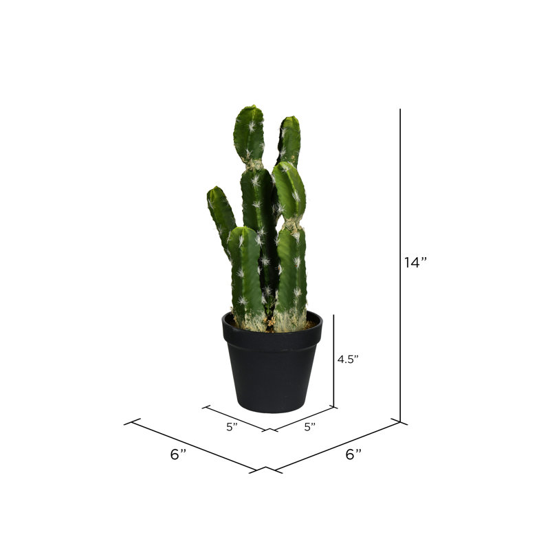 14'' Faux Succulent in Pot