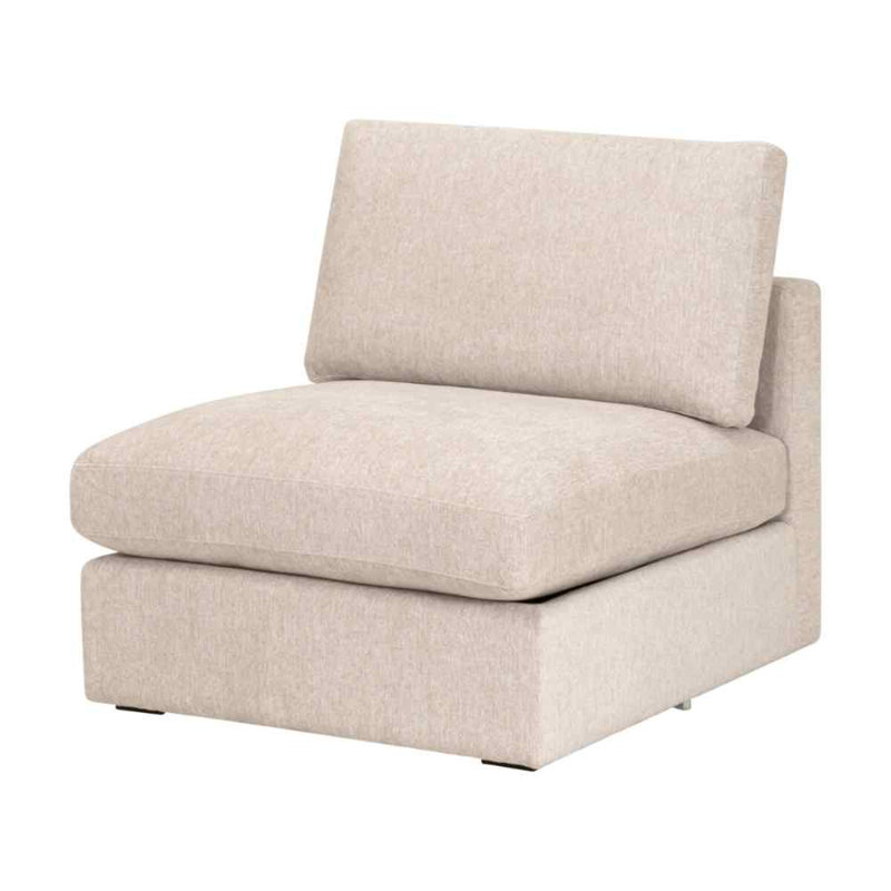 Fauteuil modulaire en tissu Daley