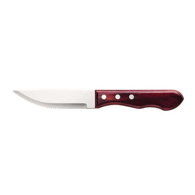 4 7/8 In. Jumbo Steak Knife - Pointed Tip/Polywood Handle