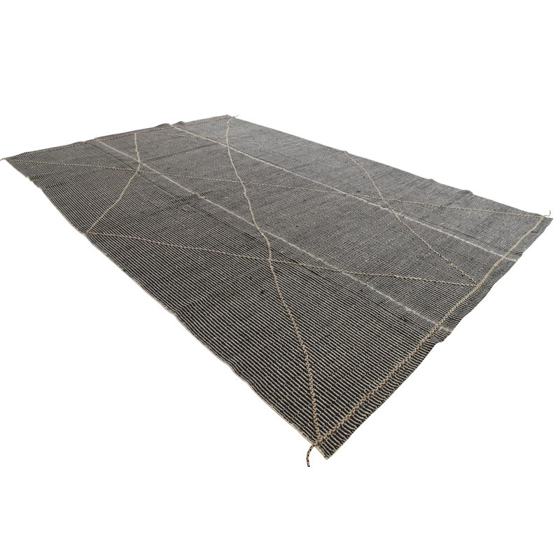 Nick Black and White Rug