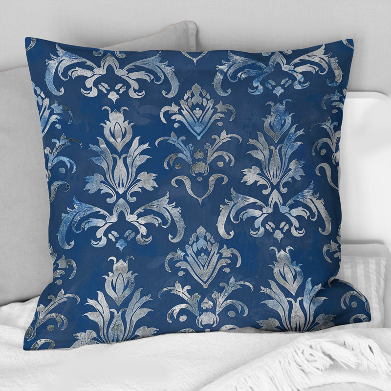 Coussin décoratif Glamour Damask II - Glam, H 16 po x l 16 po