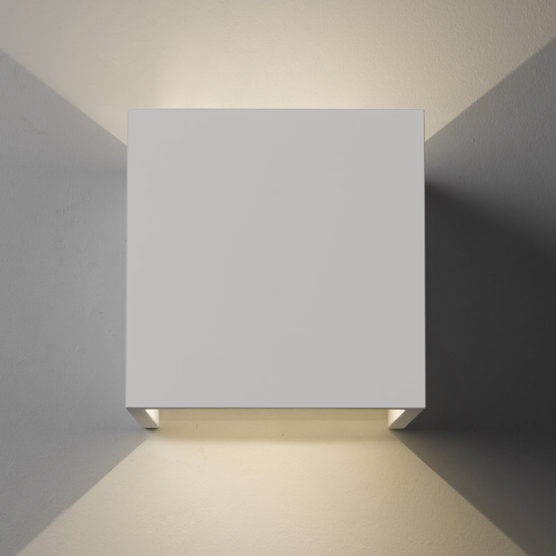 Pienza 1 - Light LED Flush Mounted Sconce, 5.51" H x 5.51" W x 5.51" D