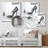 White And Grey High Heels Fashion Brand  Elegance I - Fashion High Heels Metal Wall Art-326571062
