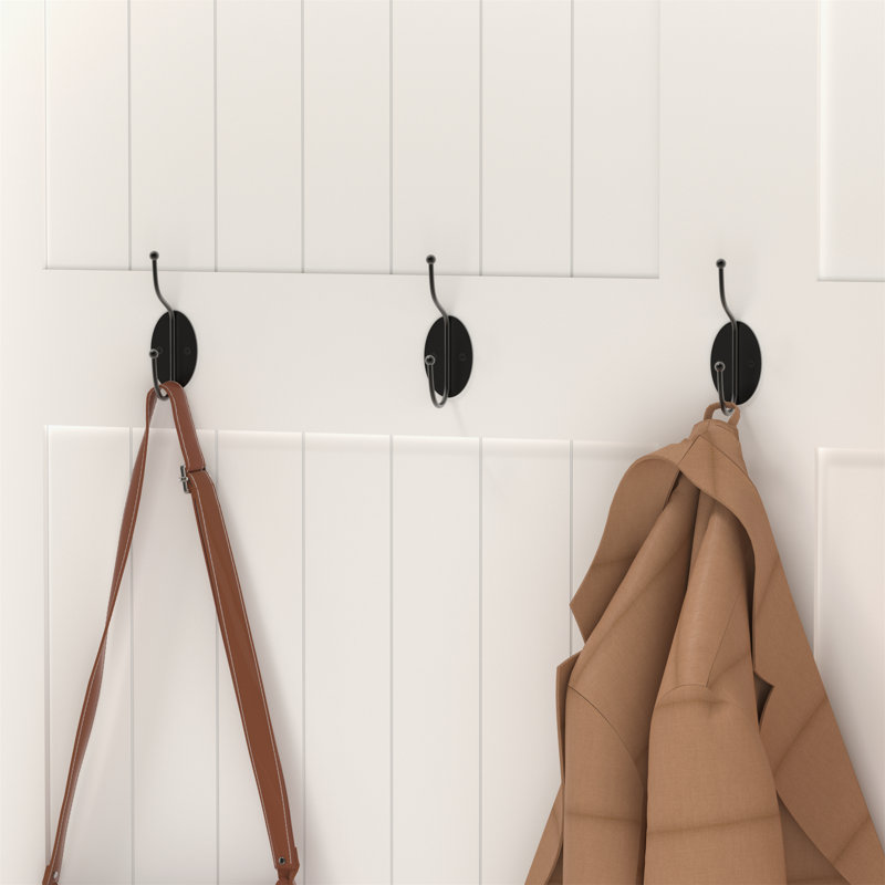 Multi-Use Hall Tree With Shoe Storage Bench And 5 Hooks, Elegant White Entryway Organizer