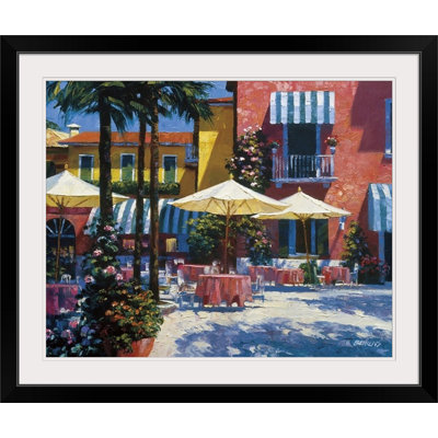 «Inn at Lake Garda», reproduction d'art par Howard Behrens