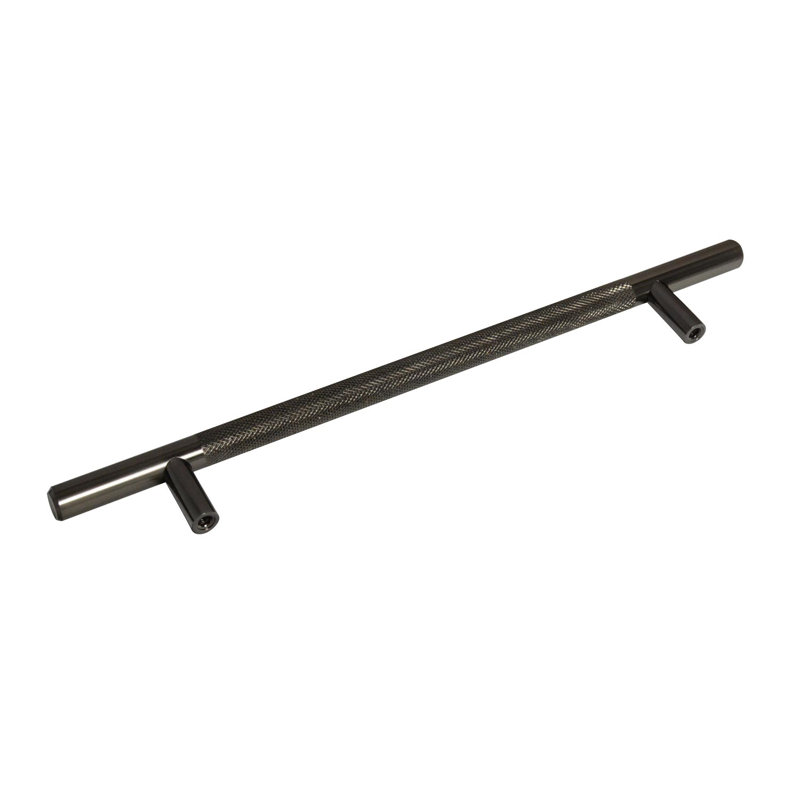 CKP Brand #3485 Origins Collection 7-9/16 In. (192Mm) Knurled Steel Bar Pull, Graphite