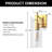 Brass Armed Wall Sconce Dimmable