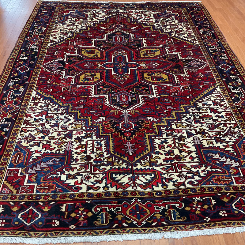 HERAT ORIENTAL Handmade Heriz Wool Rug