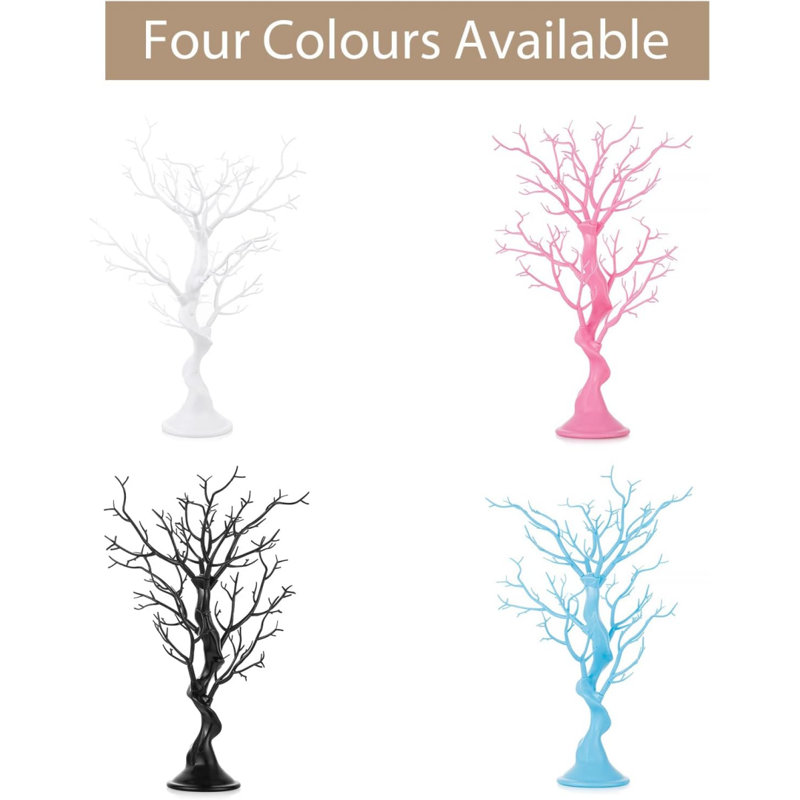 Small Artificial Tree For Table Centerpiece Black Fake Trees 1.9FT Faux Tree