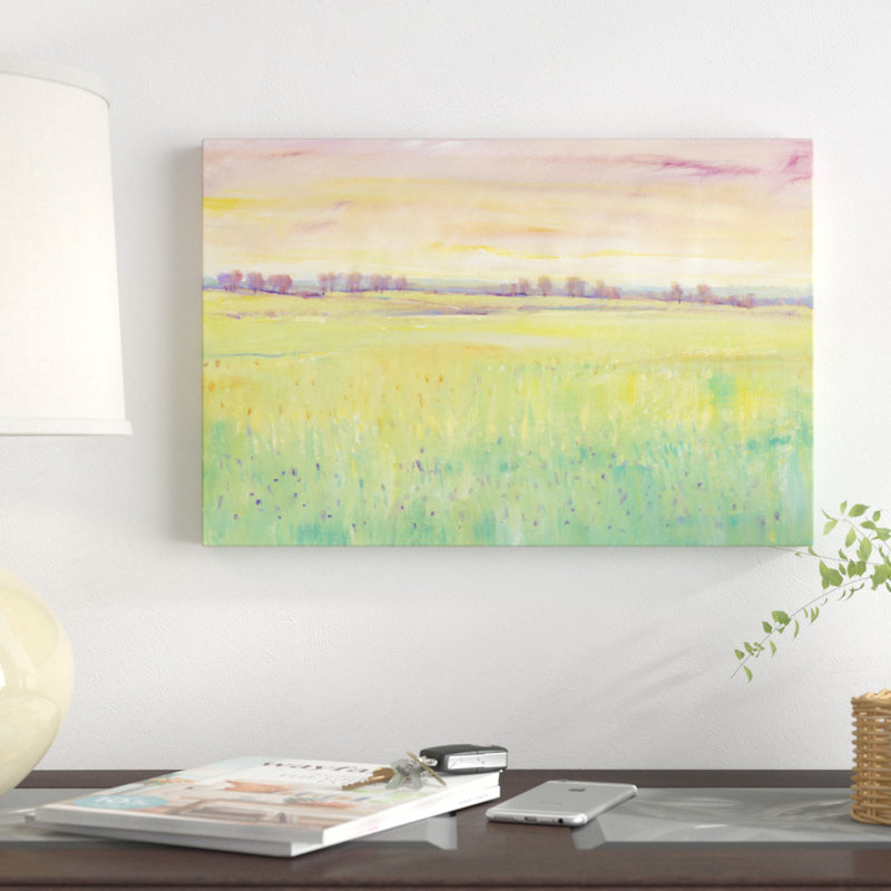 Spring Pasture I by Timothy O' Toole - Painting Print, 30cm H x 46cm W, Wrapped Canvas