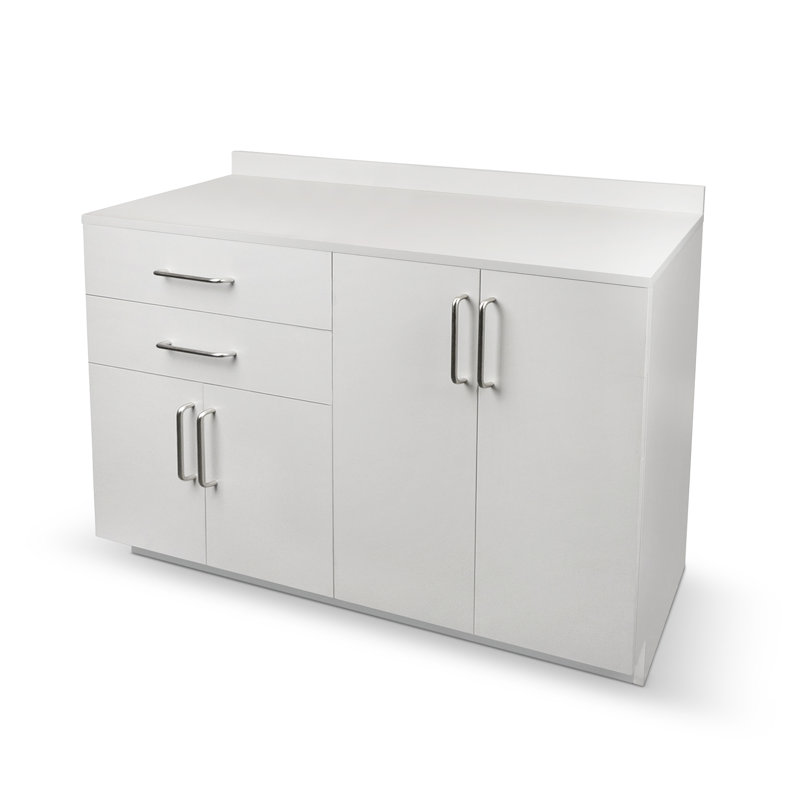 Armoire de cuisine 36,32 po x H 48 po avec 3 tiroirs et 1 porte prête à assembler