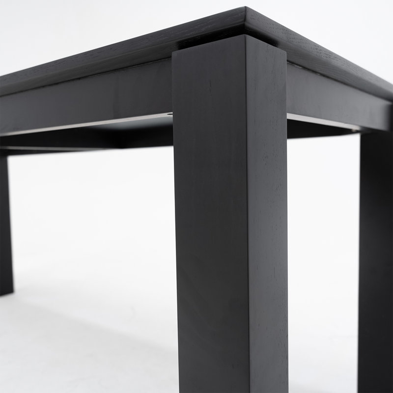 Grande table de bureau 70,87 po , Noir, noir, noir, noir