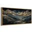 "Dreamy Night Mountain Clouds Fantasy Landscape", très grandes photos, impression sur toile encadrée-125011747-125011745