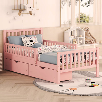 Wood Storage Bed