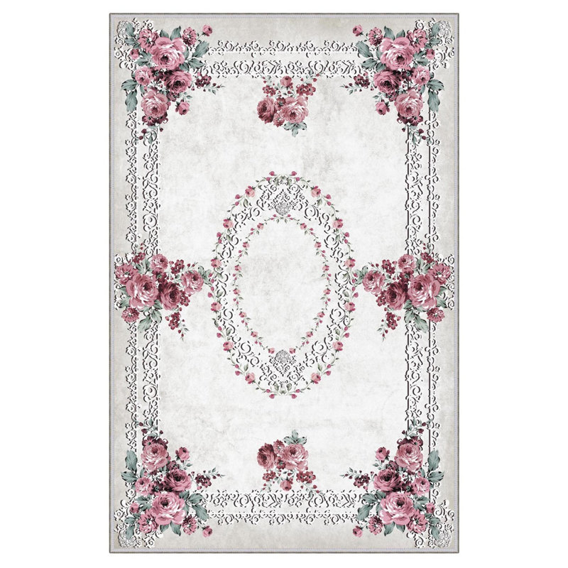 Premium 3D Printed Area Rug, 5.2 x 7.5 Feet, 100% Polyester, 650 g/m² | Antibacterial, Non-Slip PVC Dot Underside, Machine Washable | Ideal for Living Room, Bedroom & Home Decor, Soft Pile Height: 0.3 Inches