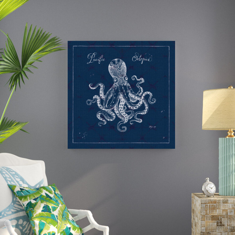 «Underwater Life X» par Daphne Brissonnet, impression sur toile tendue, H 36 po x l 36 po