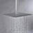 Rain Shower Head High Pressure Rainfall Showerhead Water Saving-123949239