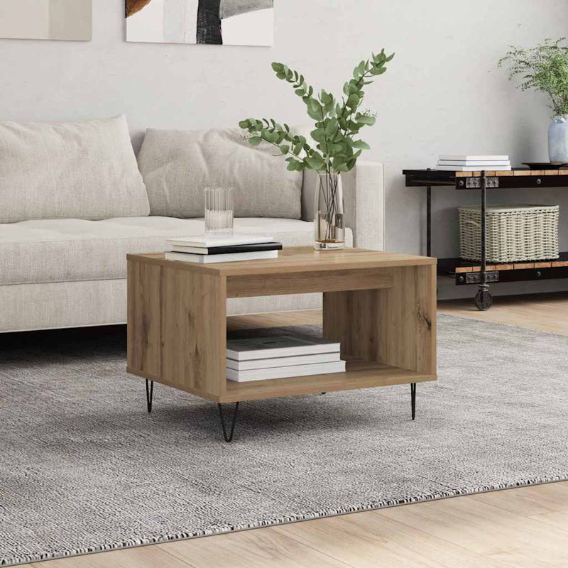 Coffee Table with Storage, Artisan Oak