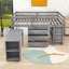 Lit mezzanine 3 tiroirs avec bureau mobile et tablettes-645570714-645570710