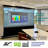 ezCinema Tab-Tension CLR® 5,123" Diagonal, 16:9,Portable Floor Pull-Up Ultra-Short Throw Ceiling Light Rejecting Front Projector Screen