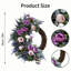 Couronne de pivoines artificielles 20 po