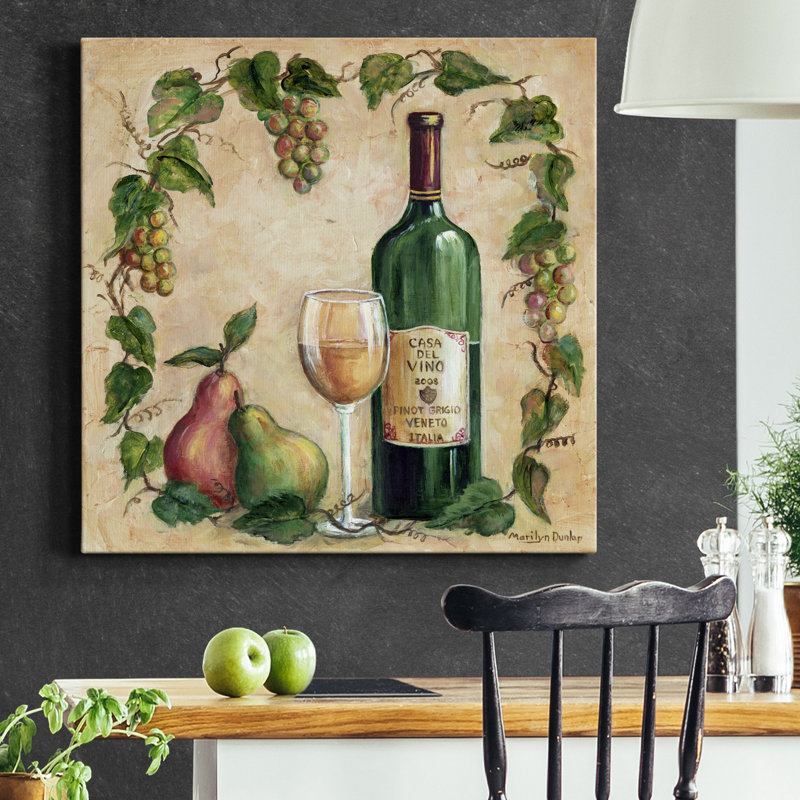 Casa Del Vino, reproduction d'art sur toile tendue, H 24 po x l 24 po x P 1 po