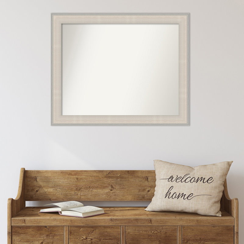 Eassa Solid Wood Wall Mirror, 26.5" x 32.5", Rectangle