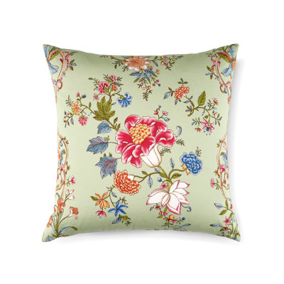 The MET x The House of Scalamandre Camellia Trellis Pillow