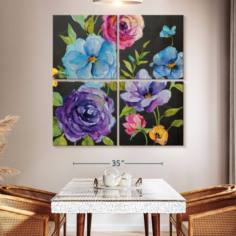 Mélange de fleurs Harnek Chalk, H 50 po x l 50 po