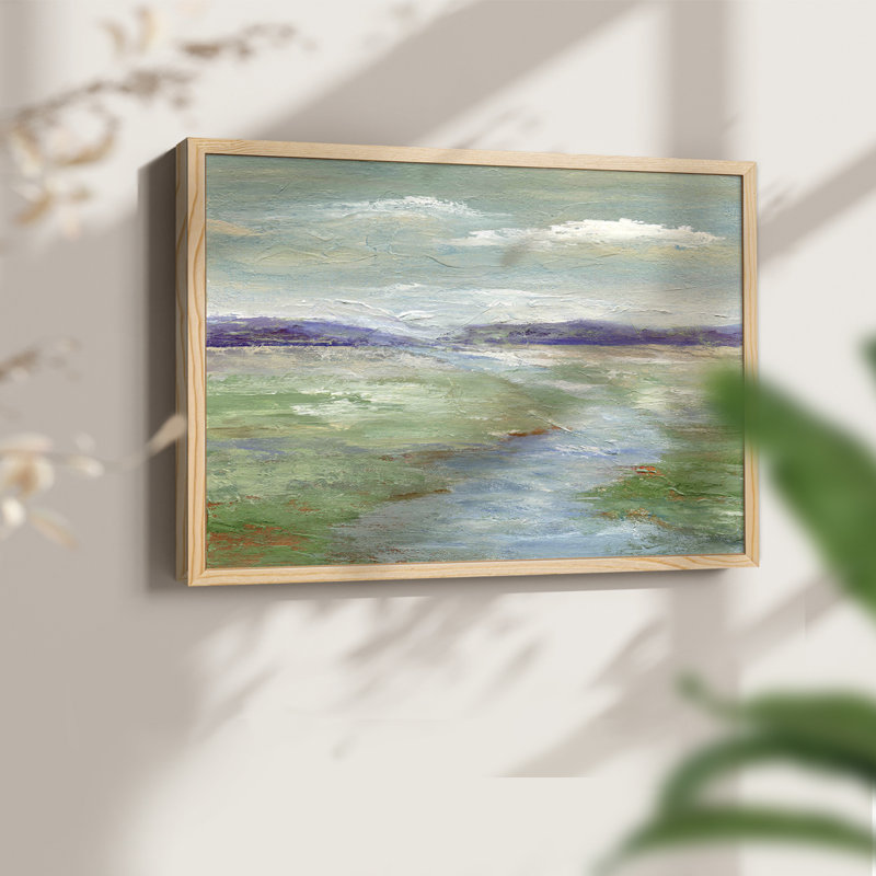 «Meadow Stream I», reproduction encadrée, Naturel, H 11 po x l 14 po