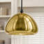 Alhia 1 - Light Gold Teardrop Pendant