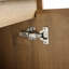 Meuble-lavabo autoportant avec lavabo double, charnière de porte à fermeture douce