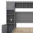 Bed With All-In-One Cabinet And Shelf-2082493013
