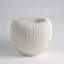 Baleen Cachepot-Ivory w/Brown Edges