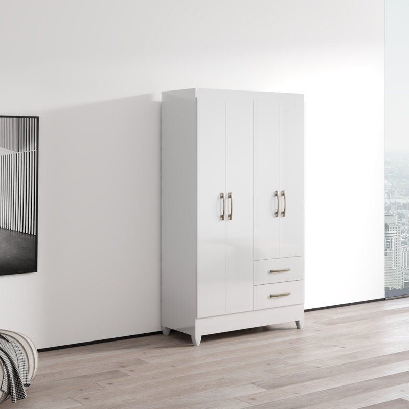 Armoire blanche 40,6 "Chili, Blanc