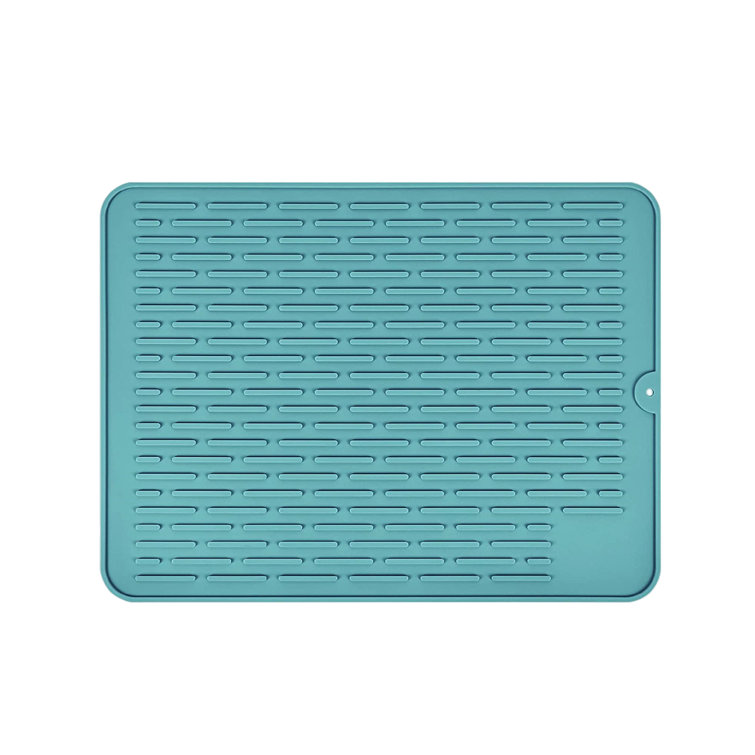 Set of 2 Teal Dish Mats