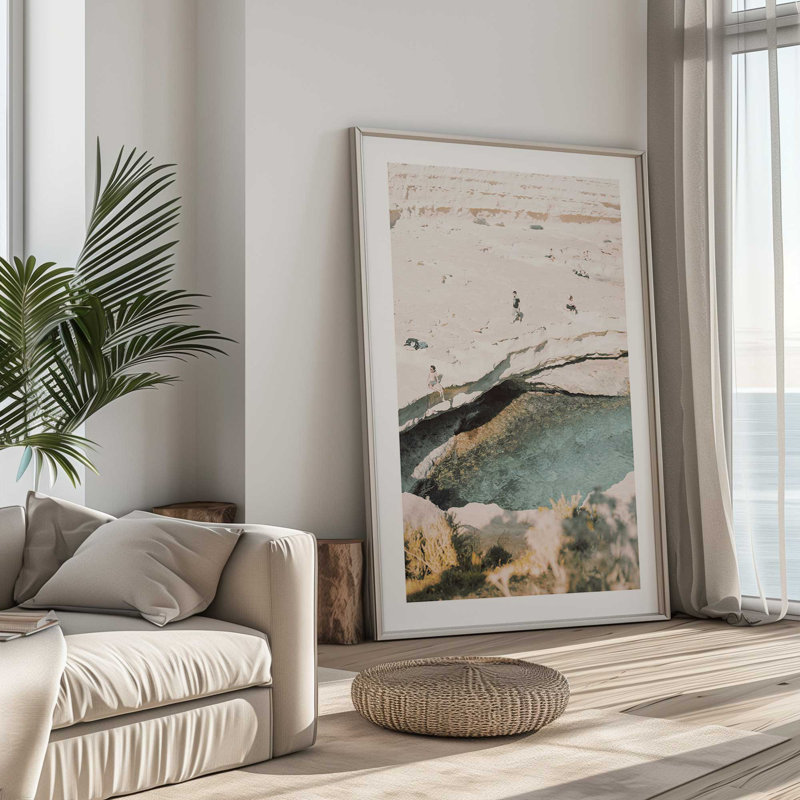 «Serenity by the Cove», impression roulée, sans cadre, Érable brut encadré, H 11 po x l 9 po x P 1,25 po