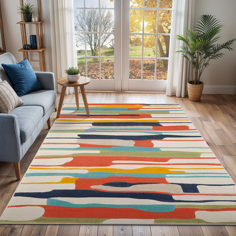 Casanova Abstract Area Rug, Rectangle 200 x 275cm